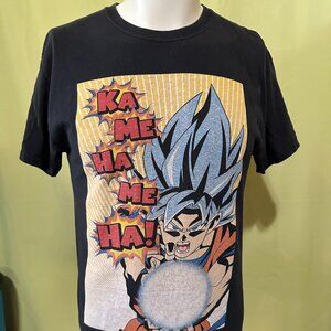 DragonBall Z Broly The Movie Men's Black T Shirt Medium Cotton